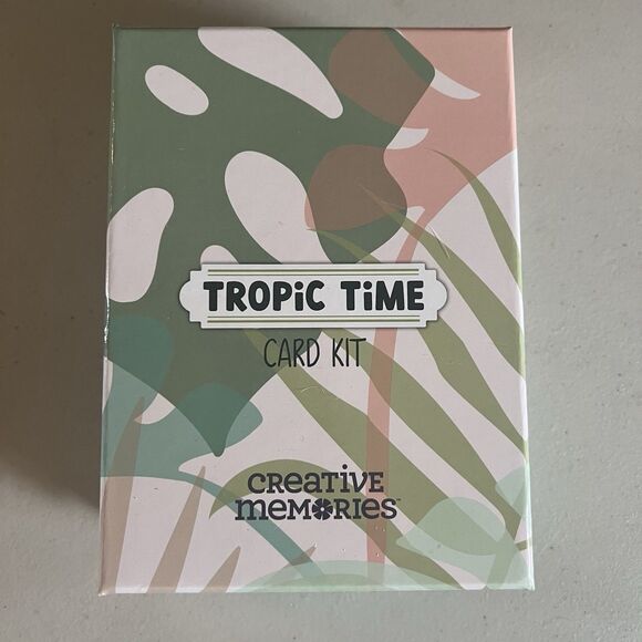 Creative Memories Card Kit Tropic Time Makes 12 Cards NEW Complete Plus Bonus! - Picture 1 of 5